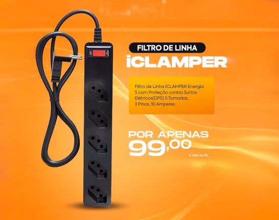 Filtro de linha iclamper energia 5 imagem